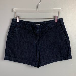 Loft | 4 Inch Short Dark awash Denim